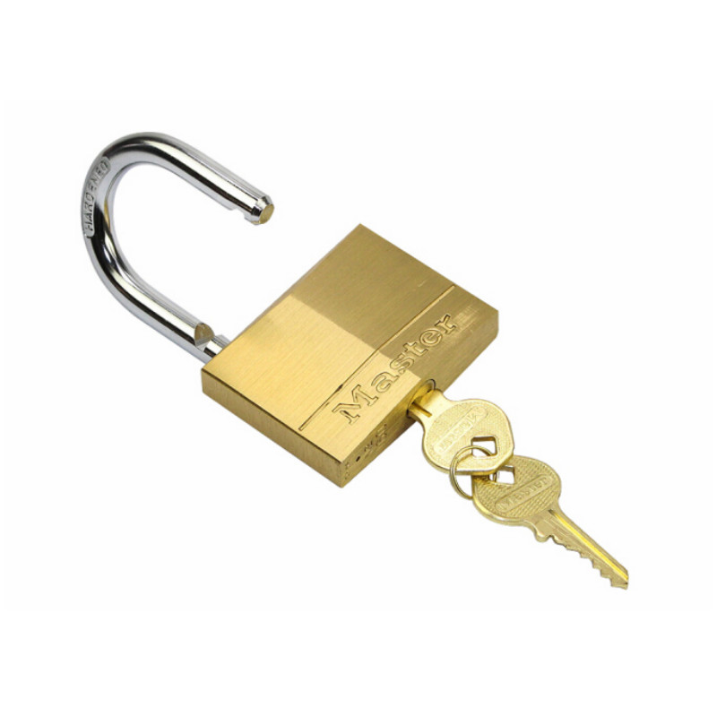 玛斯特锁 MASTER LOCK 9mm锁钩,30mm锁钩净高,5弹子60mm宽铜挂锁