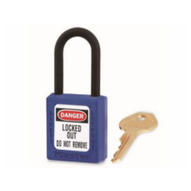 玛斯特锁 MASTER LOCK 蓝色XENOY工程塑料安全锁, 塑料锁钩, 绝缘、防磁、防电火花