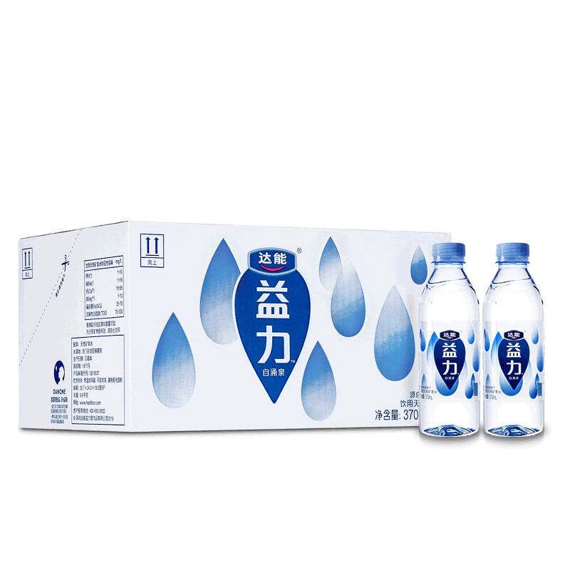 达能益力矿泉水 370ml*24瓶/箱