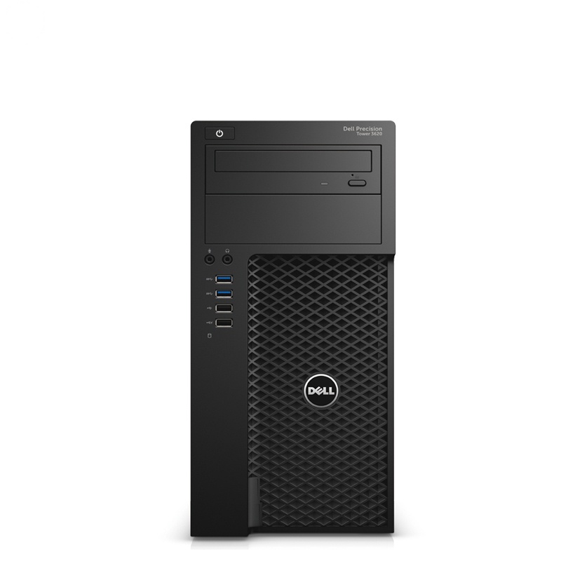 戴尔(DELL)T3620服务器E3-1225V6 32G 2T+256G固态 P600 DVDRW P2717H 三年