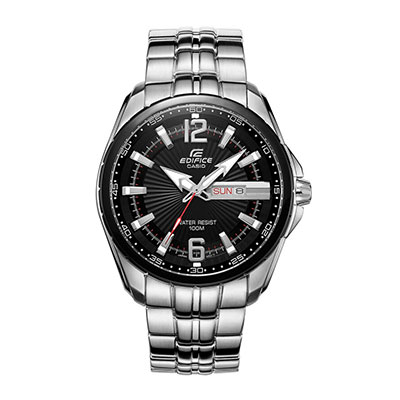 卡西欧(CASIO)手表 edifice系列指针运动多功能夜光防水男士石英 100m防水