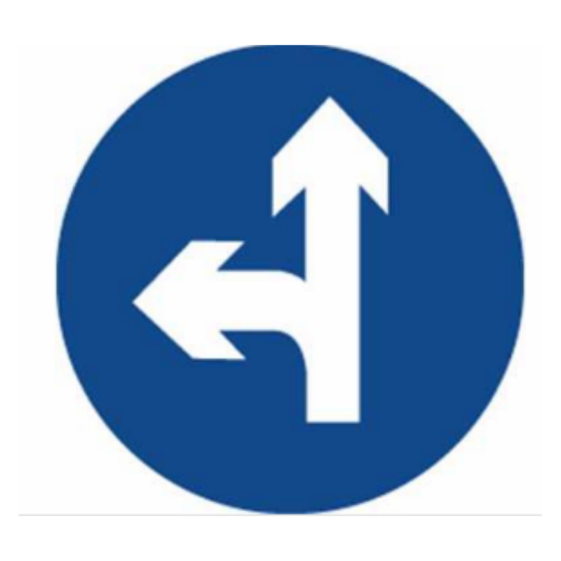 夜牌 Yepai 交通标识牌(配2条导轨):右转