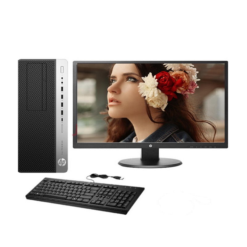 惠普(HP)400G5台式电脑(I5-8500 8G 1T DVDRW 2G独显 无系统 23.8寸 三年)