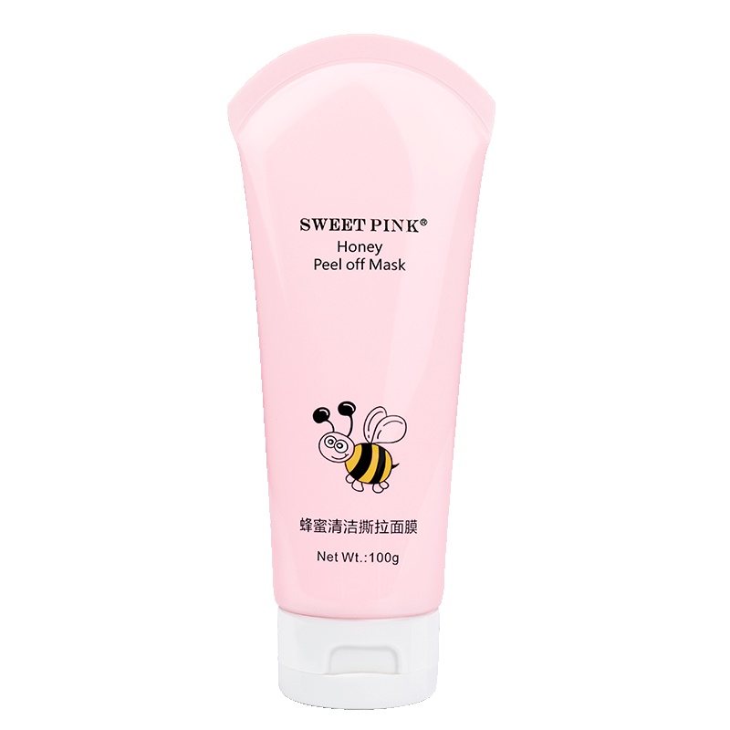 粉色安琪sweetpink蜂蜜清洁撕拉面膜100G保湿;补水;收缩毛孔;深层清洁