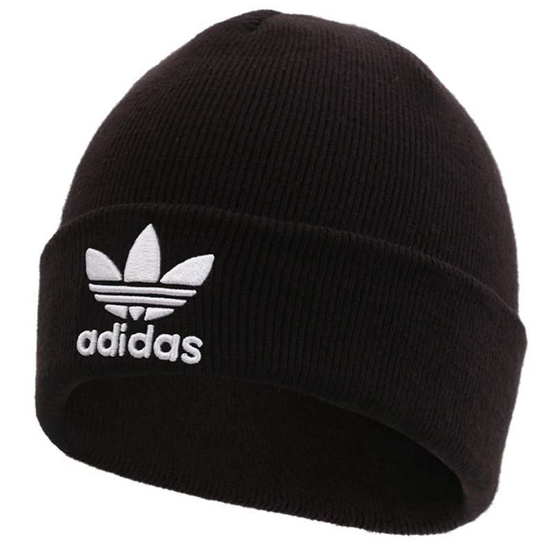 阿迪达斯(adidas)三叶草男帽女帽2018新款运动休闲针织帽子BK7634