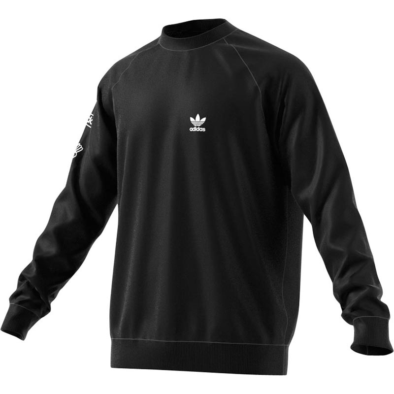 阿迪达斯(adidas)三叶草男卫衣2018冬季新款运动休闲套头衫DP8576