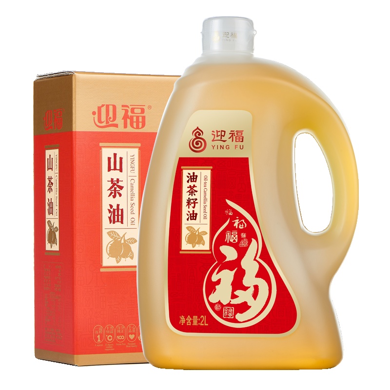 迎福油茶籽油2L*1礼盒装纯正茶油 山茶油 植物油 食用油