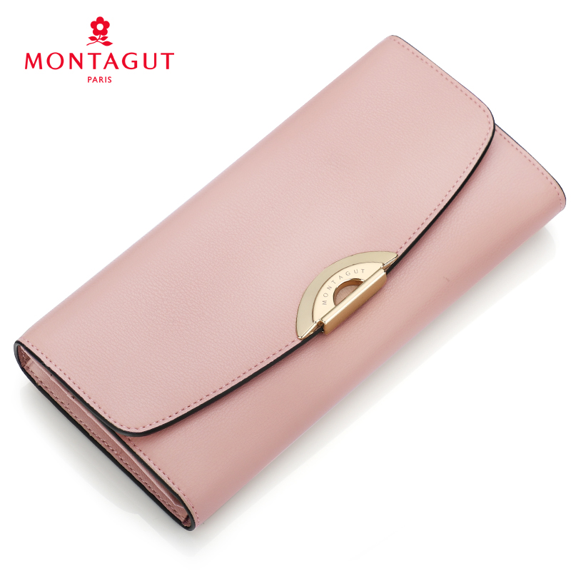 女士钱包长款真皮皮夹