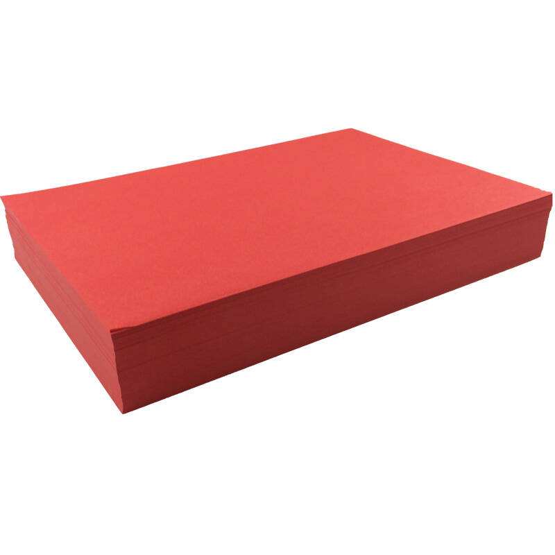 雅章 大红色复印纸 静电复印纸 210*297mm 70g 500页/包 8包/箱