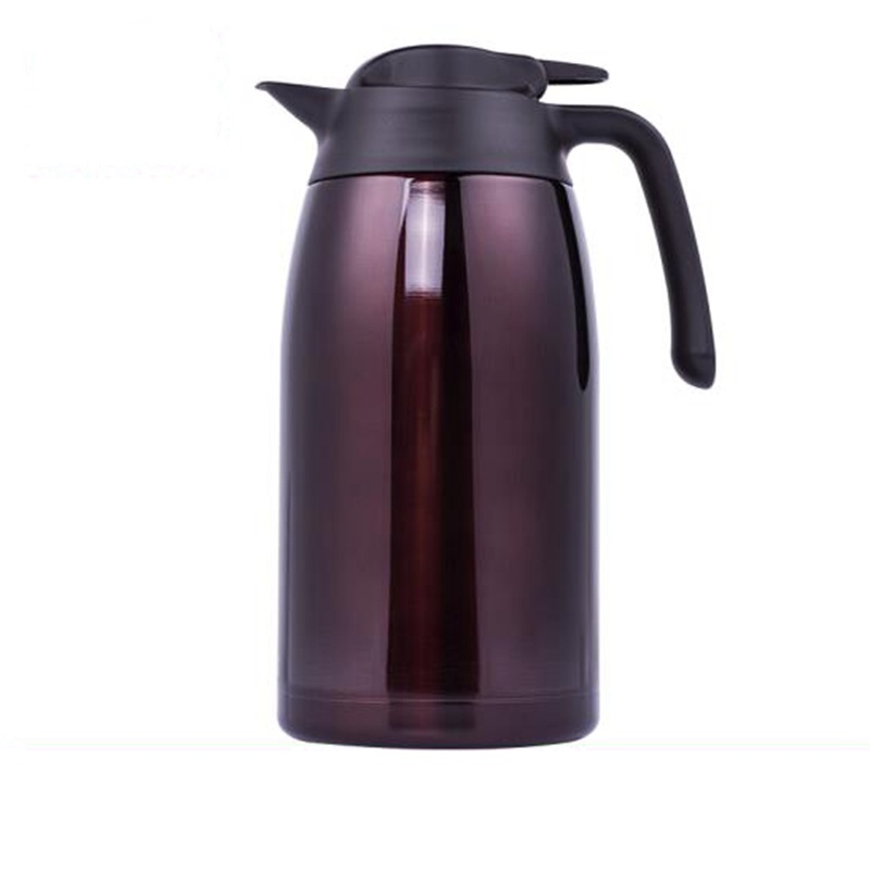 THERMOS膳魔師高真空不锈钢2000ml 保温壶THV-2000 CBW(咖啡色)