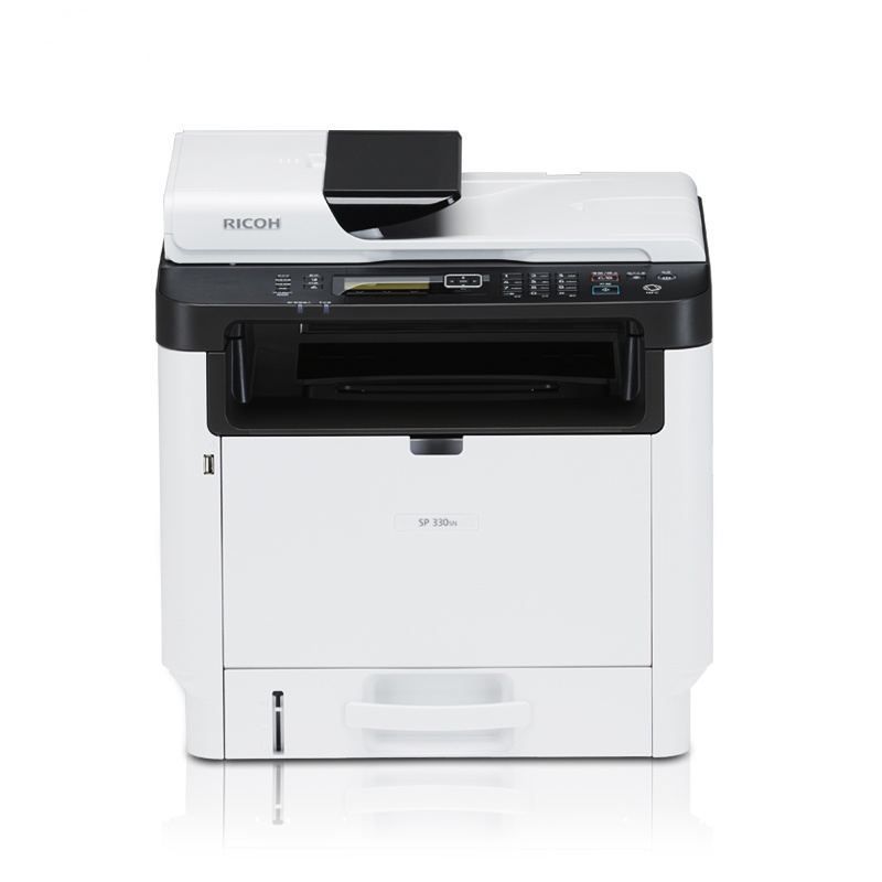 理光(RICOH) SP 330SN A4黑白激光一体机 有线网络 三合一(打印/复印/扫描 32页/分钟)