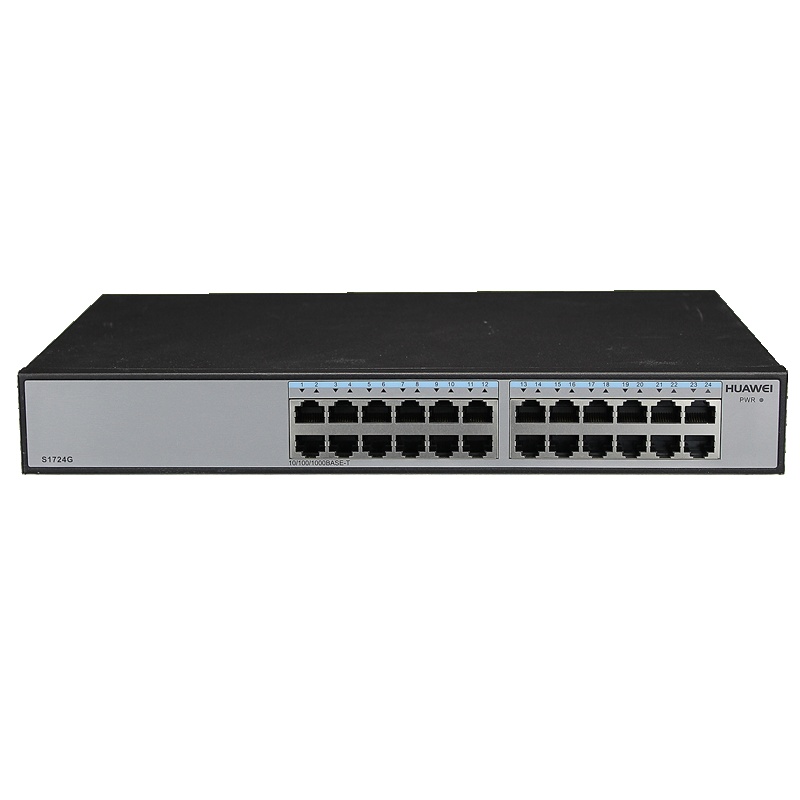华为(HUAWEI)S1724G-AC 24口全千兆企业级以太网络交换机 即插即用 适用企业/监控网络分流器