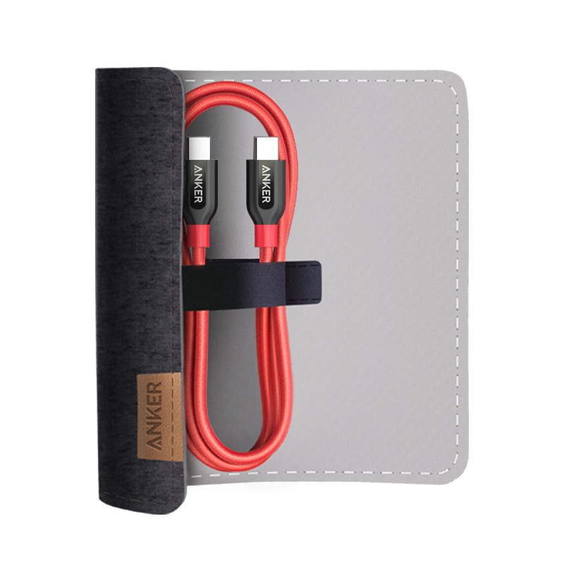 Anker Powerline+ USB-C to USB-C 2.0 数据线 A8187P91/ 红色0.9米