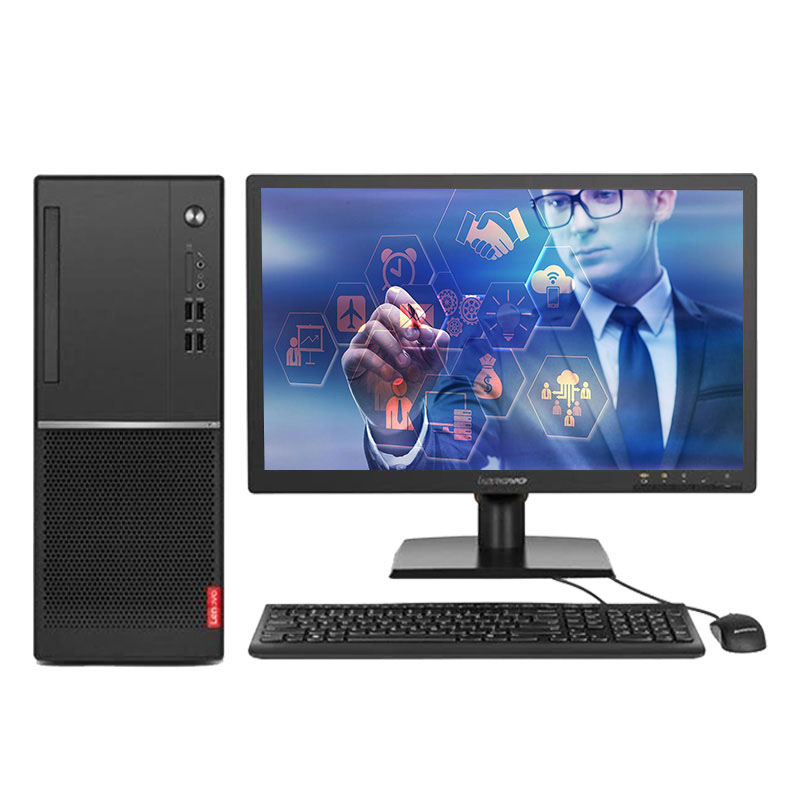联想(Lenovo) 扬天M6201k台式机 21.5英寸 I3 7100/4G / 1T/DVD/集显/Win10