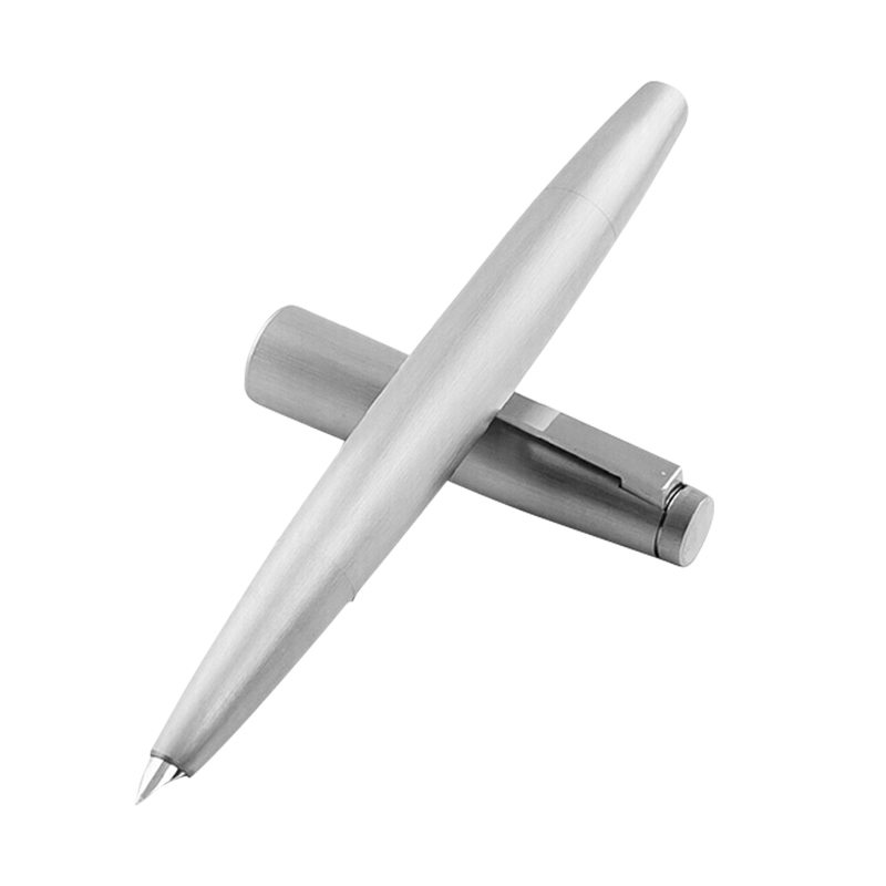 [14K金尖]凌美(LAMY) 2000系列 不锈钢拉丝笔杆14K金笔尖墨水笔 EF尖