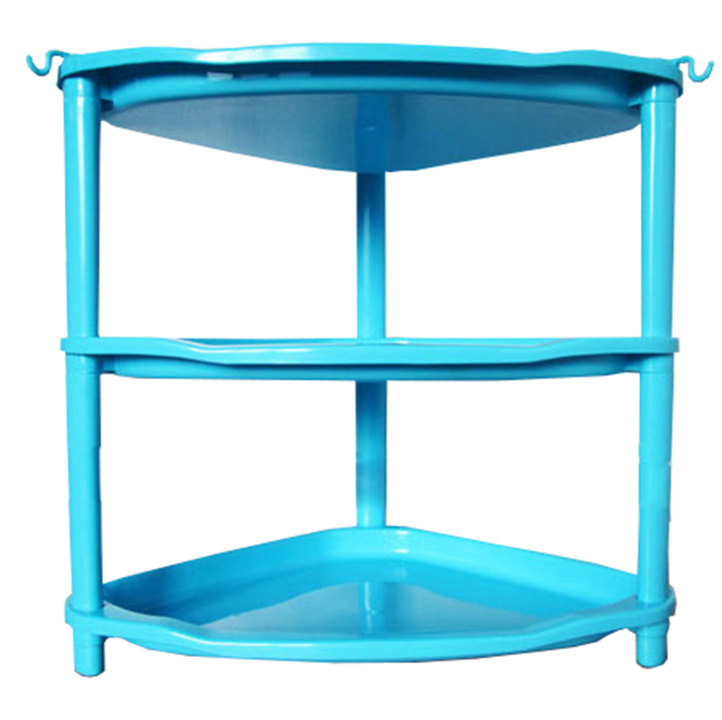 三清 T001-4288 三层塑料脸盆架卫生间浴室置物架家居收纳架落地储物