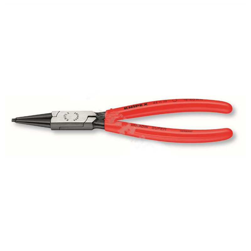 凯尼派克 KNIPEX 44 11 J2内卡簧钳(抛光头,塑料套柄) 7" 19-60mm