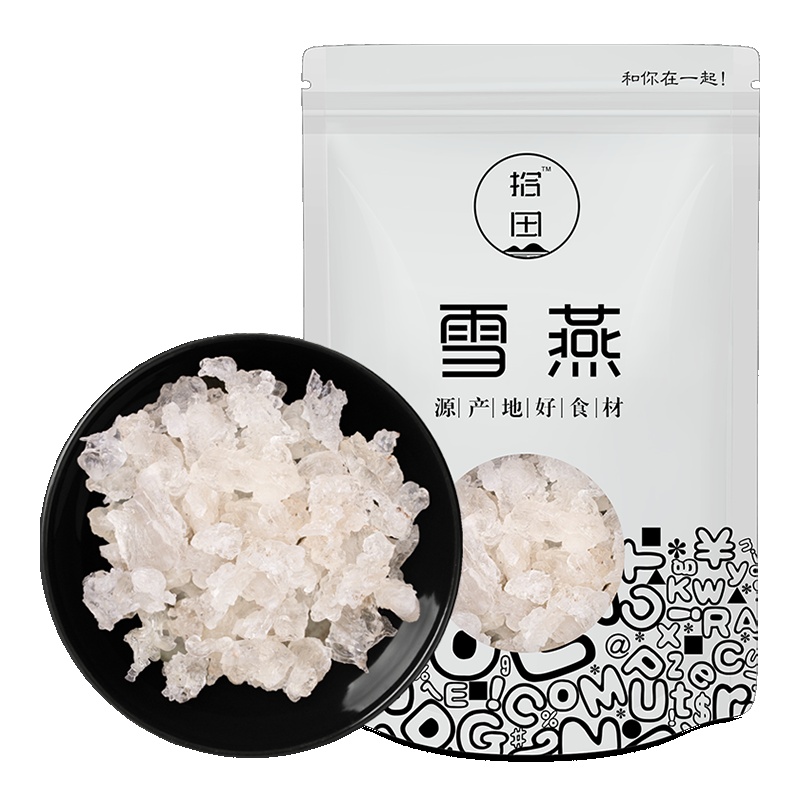 八荒 雪燕100g 口感丝滑 植物燕窝 可搭配桃胶皂角米