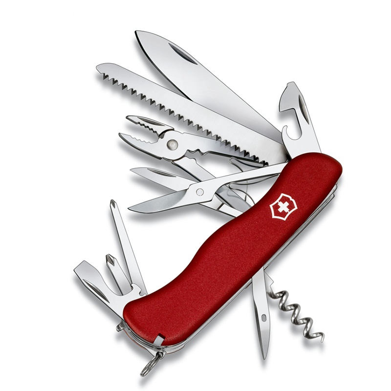 维氏(Victorinox)瑞士军刀原装正品多功能折叠刀具111mm大力士0.9043
