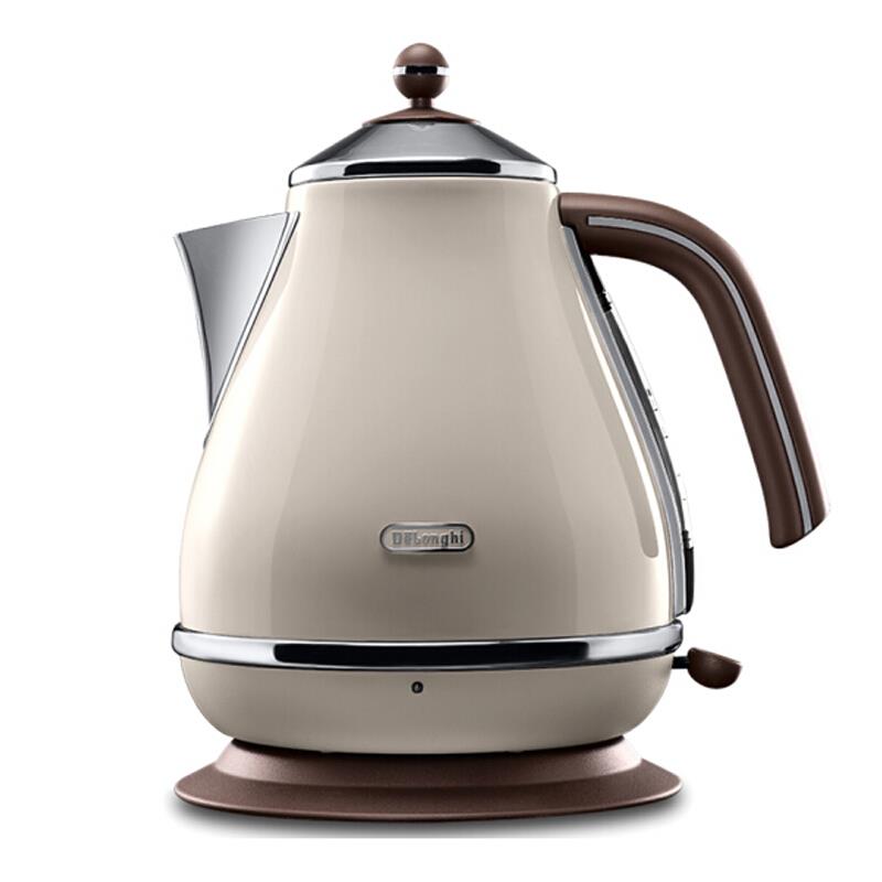 德龙(DeLonghi) 电热水壶 KBOV2001.BG 食品级304不锈钢 1.7升大容量 自动断电