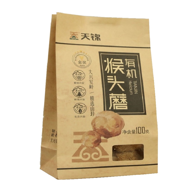 天锦 有机猴头菇100g/袋 东北野生猴头蘑菇 干货菌菇 东北山珍特产