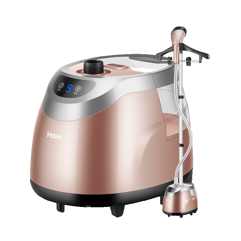 海尔(Haier)挂烫机HGS-2509S 香槟金--新品 家用蒸汽 立式新款 手持熨烫机 大功率手持熨斗熨衣服