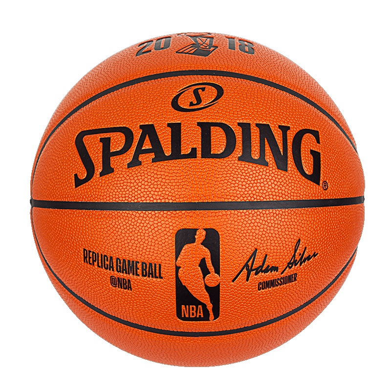 斯伯丁SPALDING篮球通用篮球76-347PU材质7号标准篮球2018 NBA总决赛比赛用球复刻版篮球