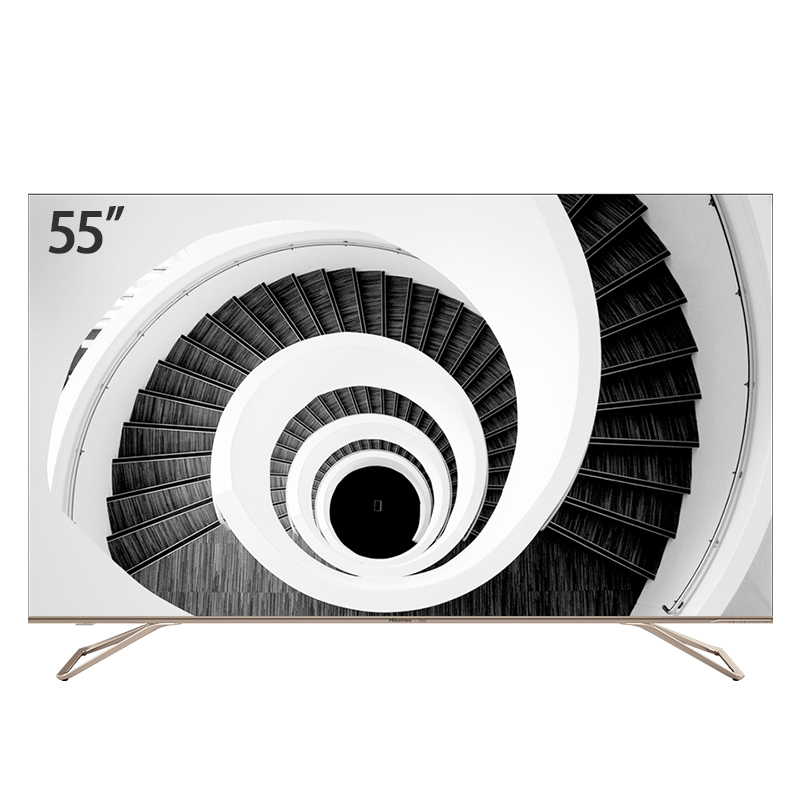 海信(Hisense)电视 HZ55E52A 55英寸 4K超高清 HDR 无边全面屏 人工智能液晶平板    