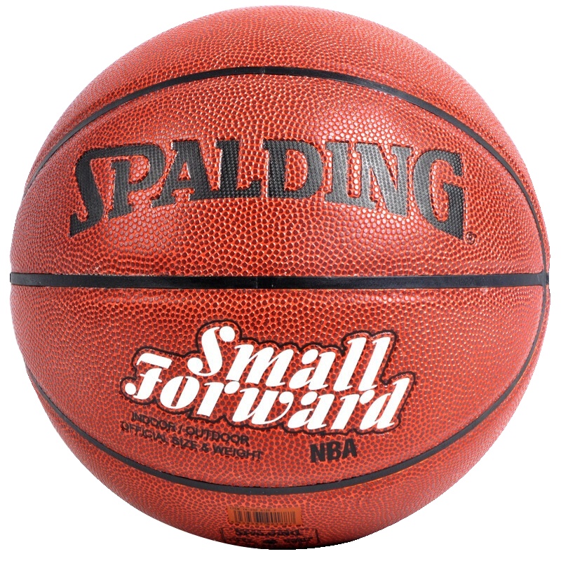 斯伯丁SPALDING篮球通用篮球74-102小前锋篮球PU材质室内外耐磨NBA比赛蓝球7号标准篮球