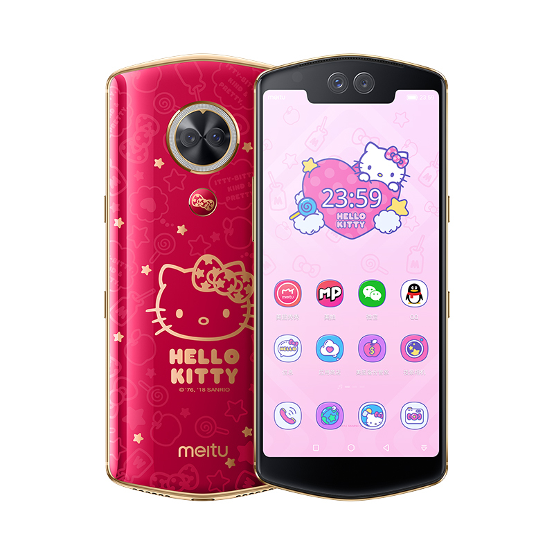 Meitu/美图 美图T9 4GB+128GB HelloKitty版 移动联通电信4G全网通手机 自拍美颜 女性拍照