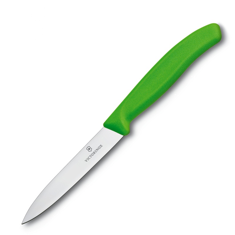 维氏(Victorinox)瑞士军刀进口厨房刀具维氏厨刀不锈钢水果刀削皮刀6.7706绿色