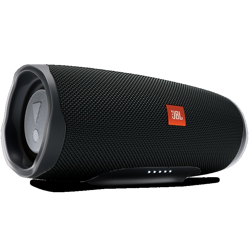 JBL CHARGE4 音乐冲击波四代 便携式蓝牙音箱+低音炮 户外迷你音箱 桌面音响 增强版赛道扬声器 黑色