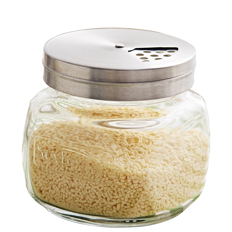 Scybe喜碧 利格尔厨房用品调味罐300ml盐罐玻璃瓶调料盒家用调味盒单支装