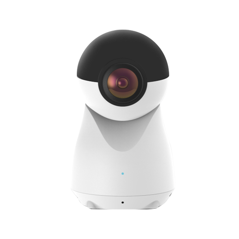 乔安VR全景摄像头双镜头监控器家用高清1080p手机无线wifi网络vr