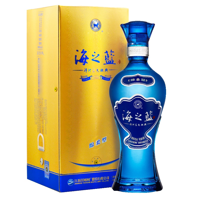 洋河(YangHe) 蓝色经典 海之蓝42度 单瓶盒装白酒 480ml 口感绵柔浓香型(团购专用,勿拍,不发货 )