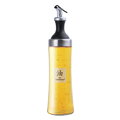 诺派(NUOPAI) 透明玻璃油壶650ml 厨房用品 防漏油瓶 家用装酱油瓶 醋壶 调料瓶 油罐 C6731