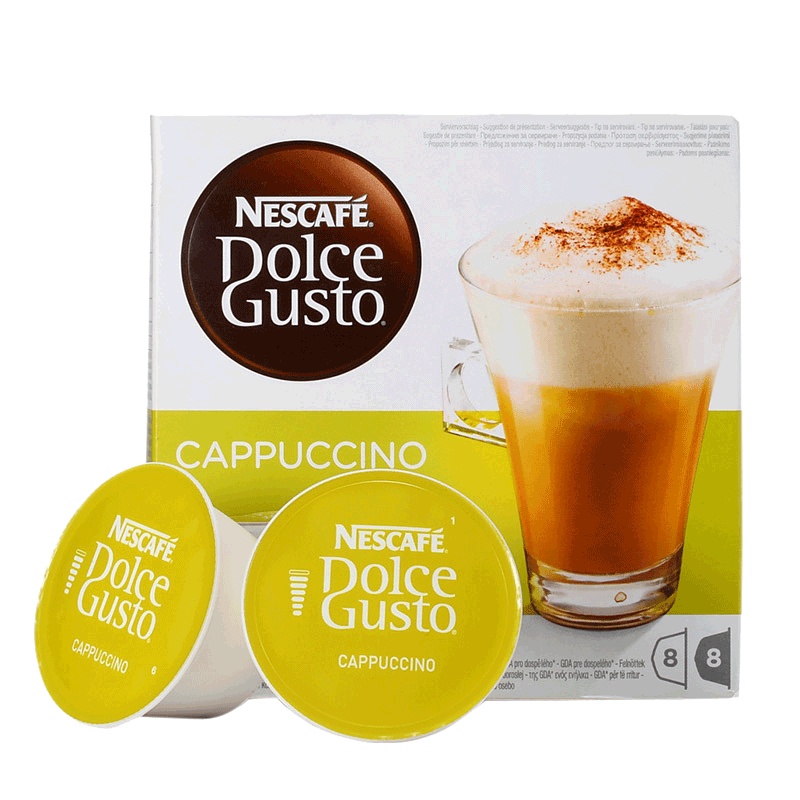 雀巢(Nestle)卡布奇诺 咖啡胶囊 16颗盒装