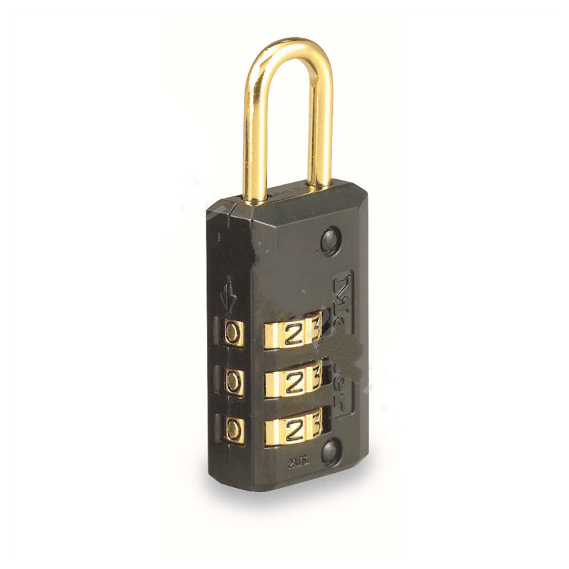 玛斯特锁 MASTER LOCK 646MCND 20mm锌合金，3位数字可重设密码锁