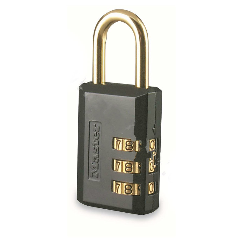 玛斯特锁 MASTER LOCK 647MCND 30mm宽锌合金,3位数字可重设密码锁