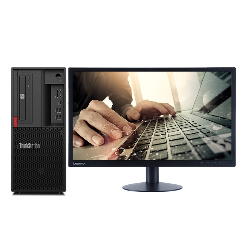联想(Thinkstation)P330台式电脑 21.5英寸屏(i5-8400 8GB 1T 2G独显 无光驱 项目)