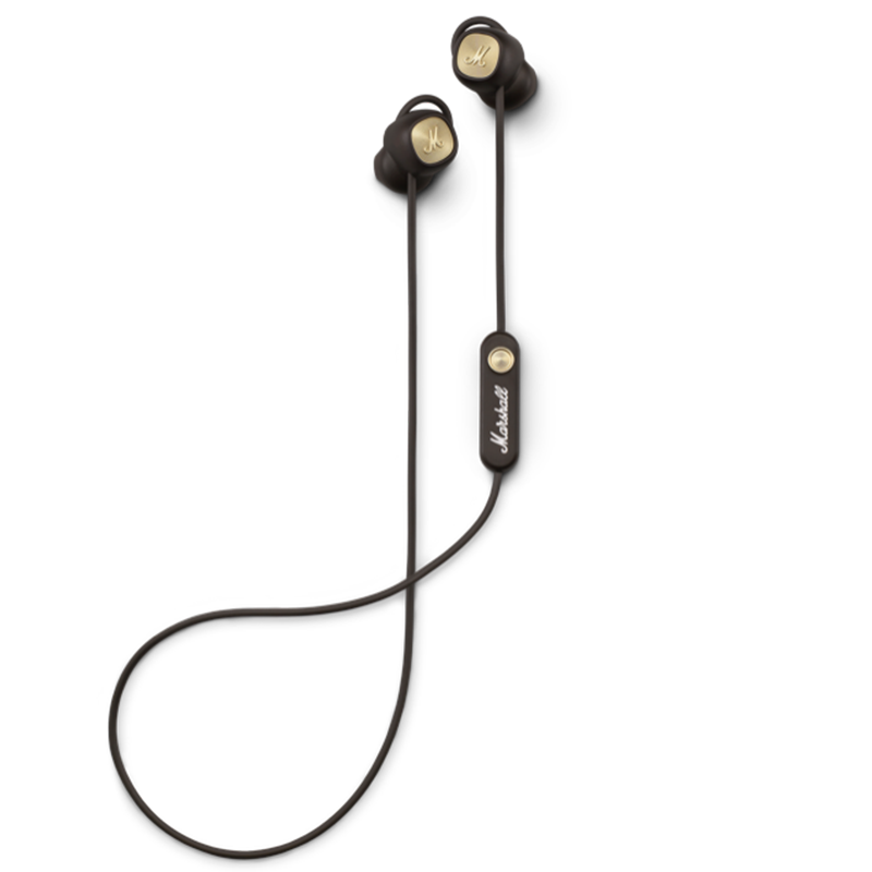 [新品]MARSHALL MINOR ⅡBLUETOOTH马歇尔半入耳式无线蓝牙耳机 褐色