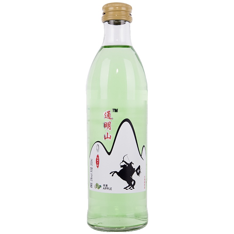 通明山水果酒(苹果味)3度迷你装小酒3度300ml*1瓶