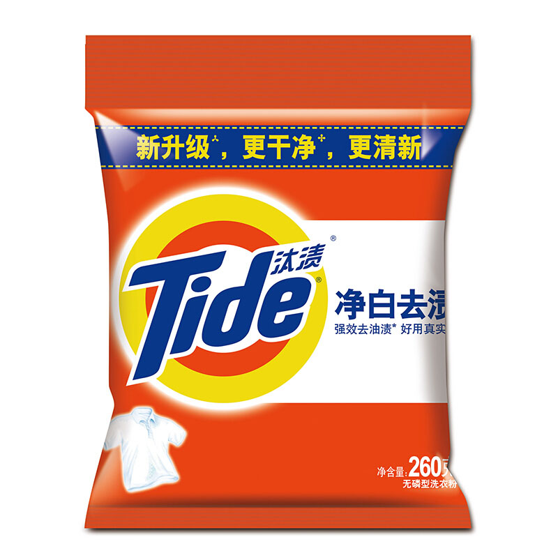 汰渍(Tide) LH 汰渍净白去渍洗衣粉260g
