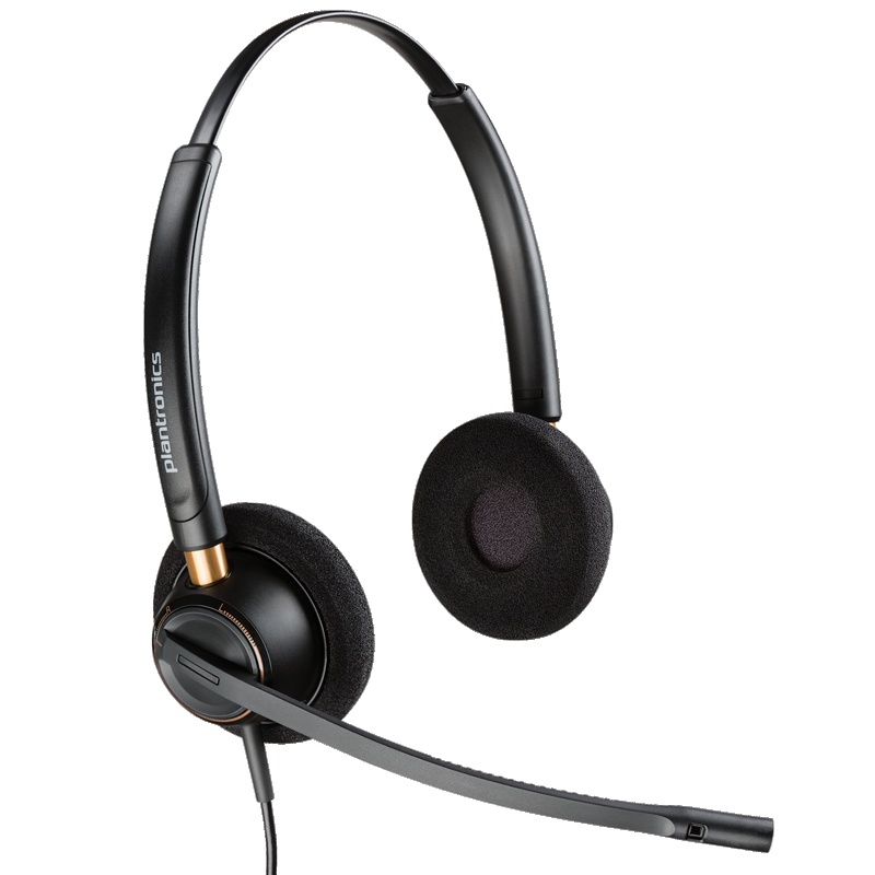 缤特力(Plantronics)HW520 专业话务双耳耳麦/坐席耳机