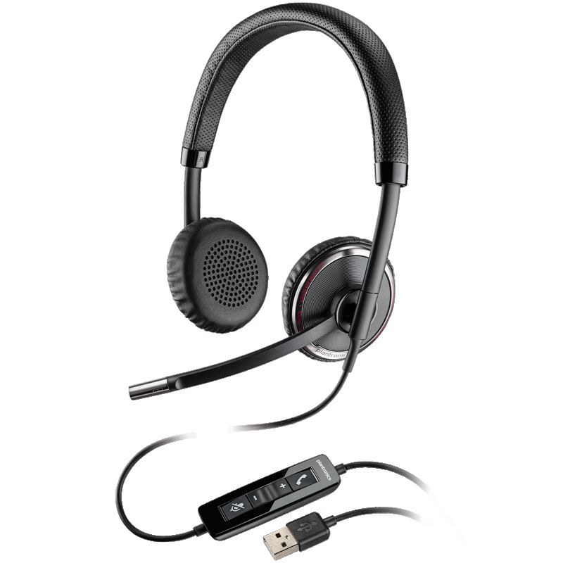 缤特力(Plantronics)C520 USB网络电话耳麦/办公耳机