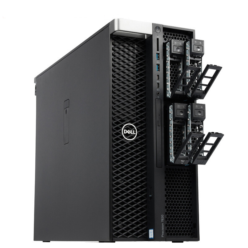 戴尔(Dell)T7920工作站 24寸液晶(至强4114 64G 256G+4T 2G独 DVD W10专业版)
