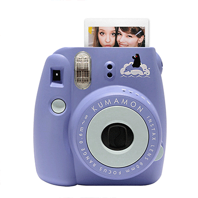 富士(FUJIFILM)INSTAX 一次成像相机 MINI8相机 熊本熊 冰霜蓝