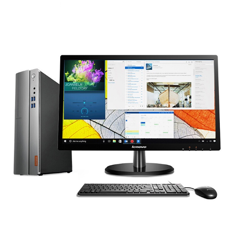 联想(Lenovo)天逸 510S 电脑配19.5英寸显示器（ i3-8100 4GB 1TB 集显 win10 )