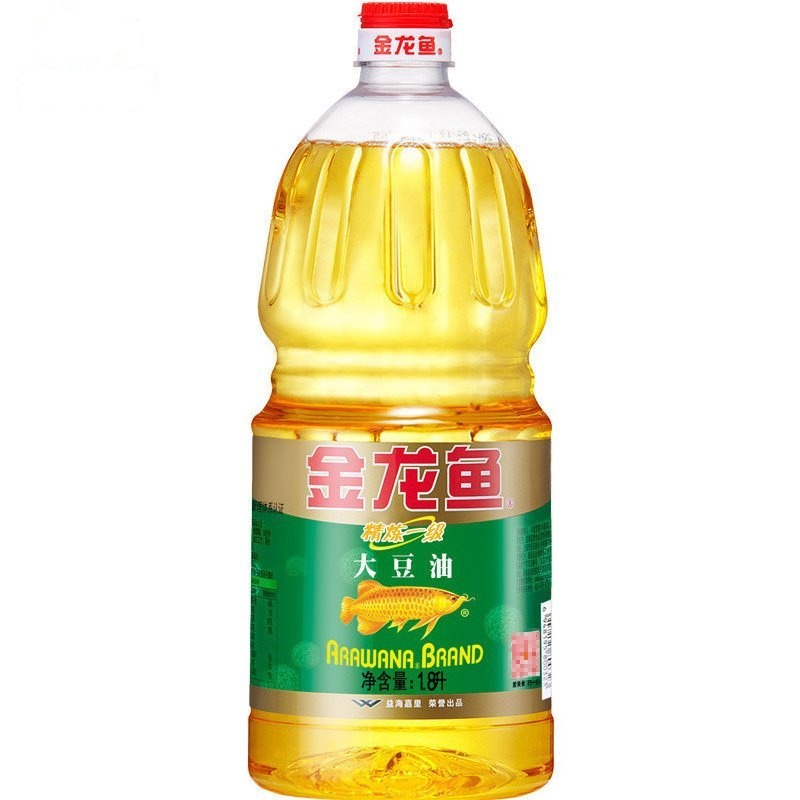 金龙鱼 VI00029 大豆油精炼一级1.8L（3桶起售）