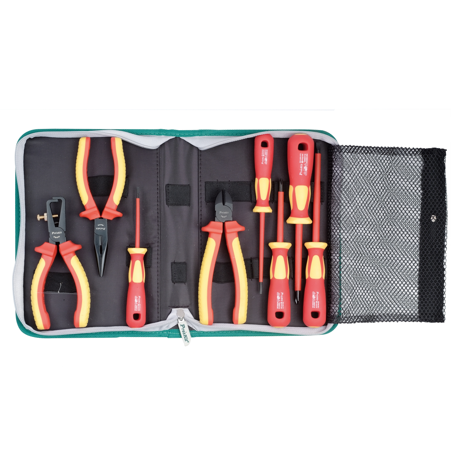 台湾宝工 VDE1000V 高压绝缘工具组 (9件组) PK-2801 常用工具组